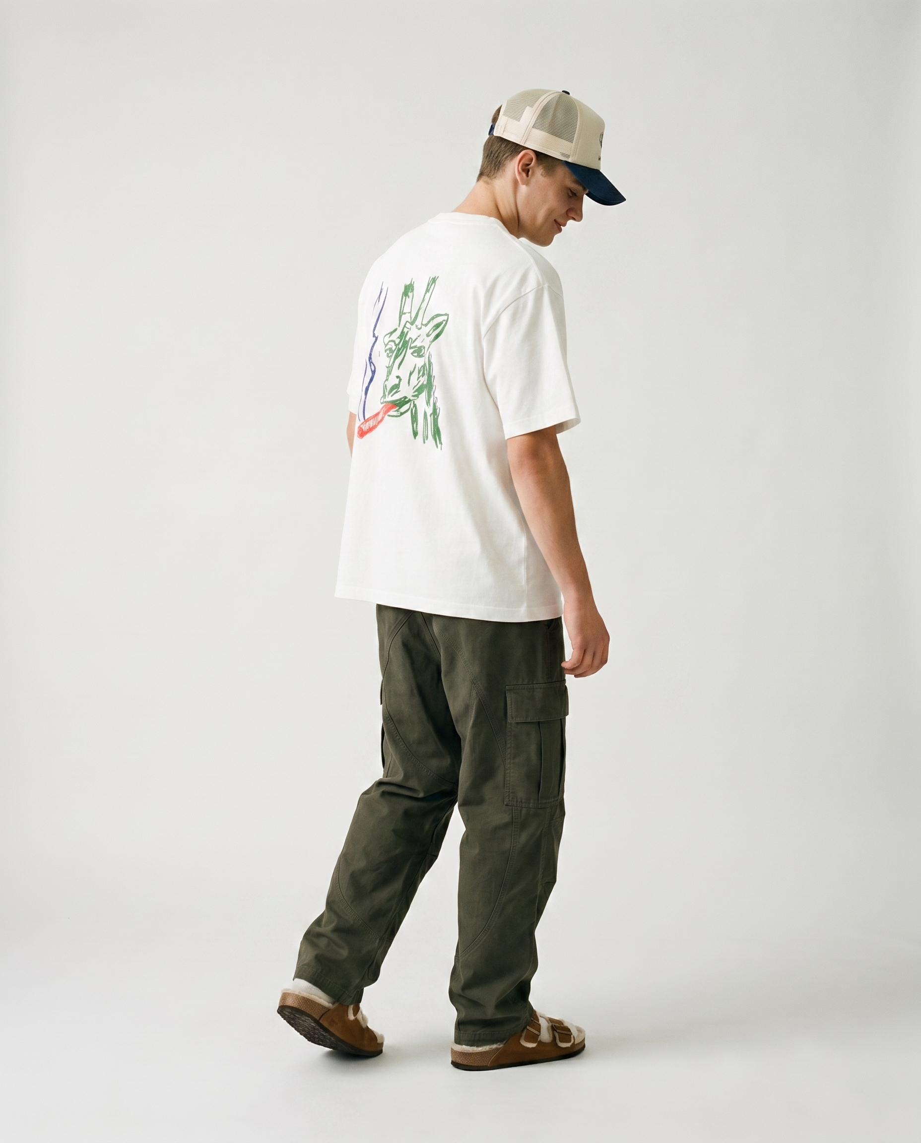 Smoking Giraffe Tee