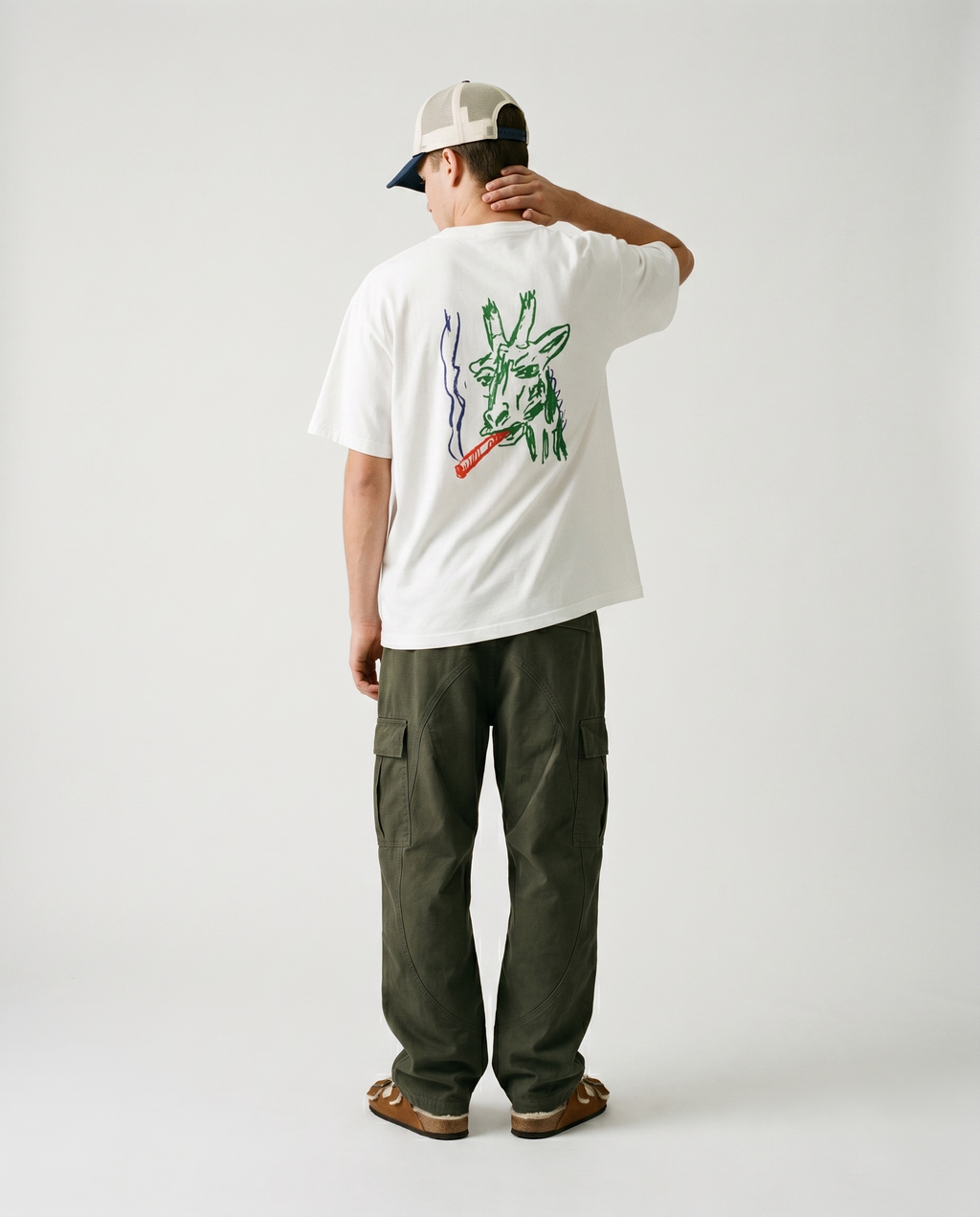 Smoking Giraffe Tee