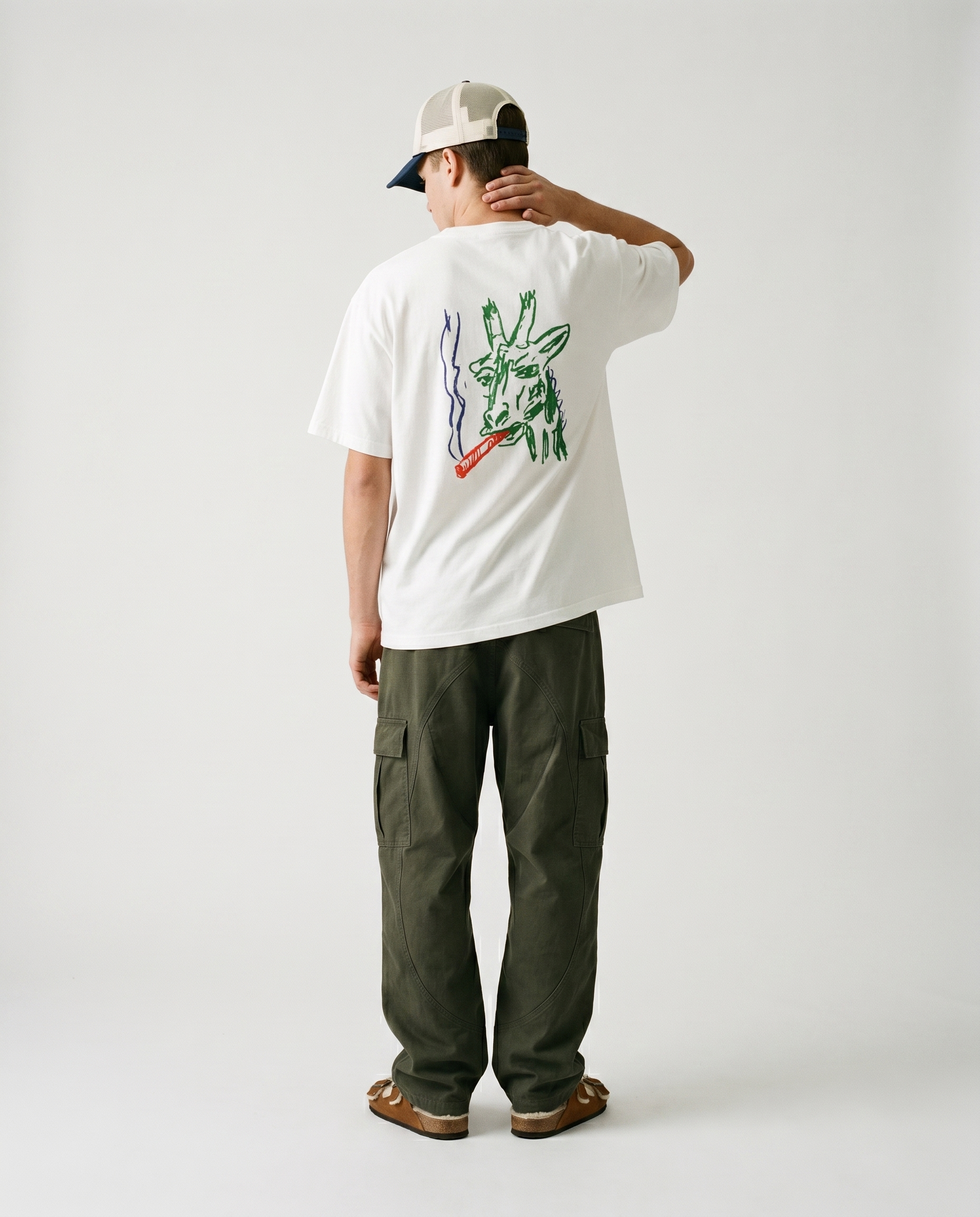 Smoking Giraffe Tee