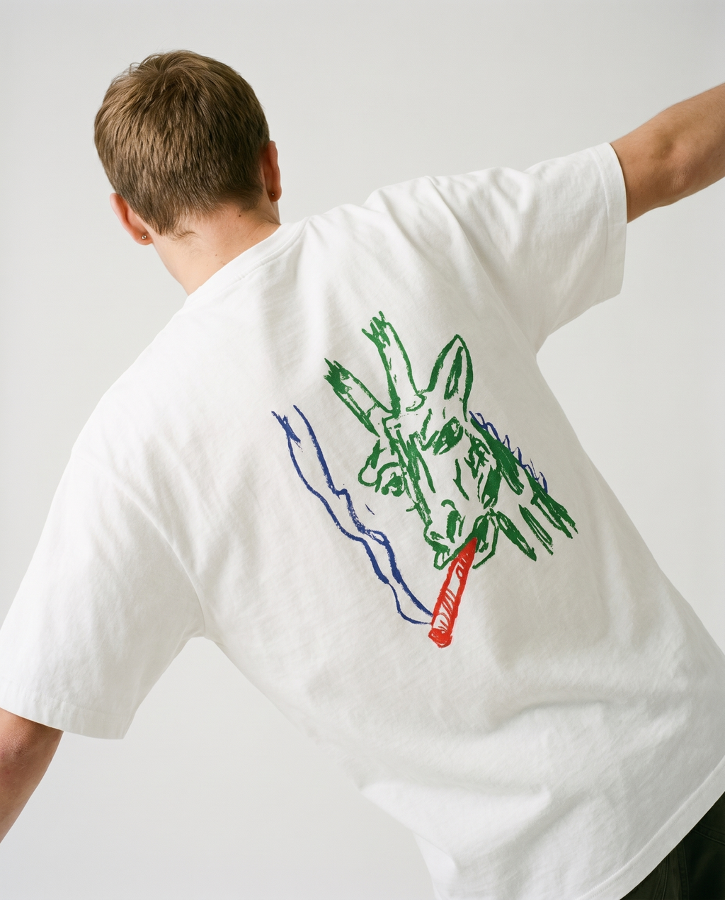 Smoking Giraffe Tee