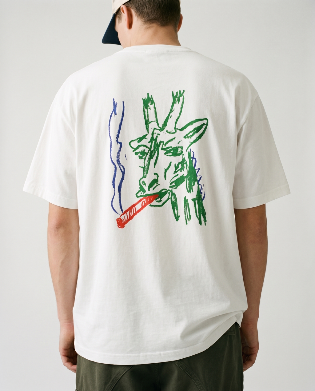 Smoking Giraffe Tee