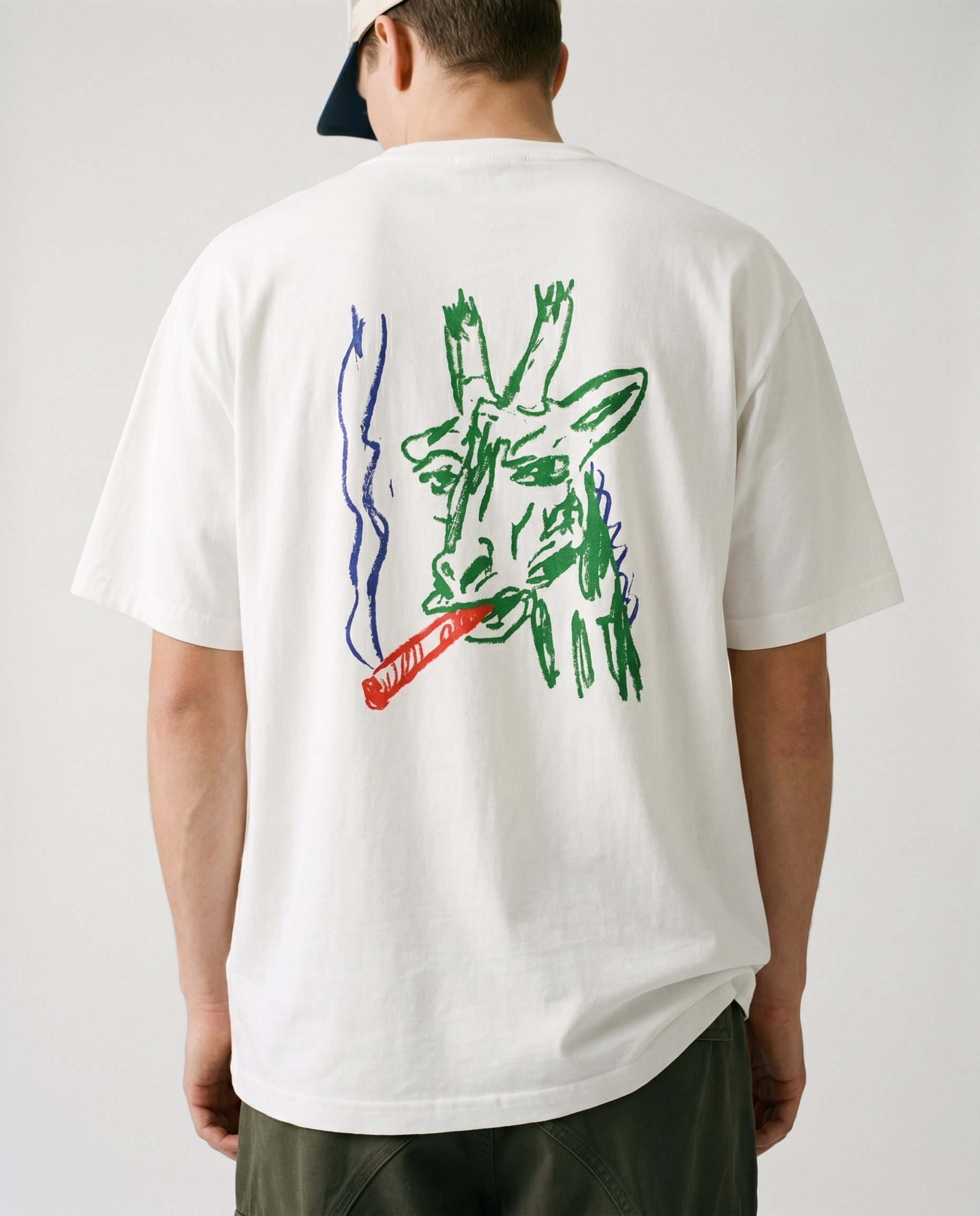 Smoking Giraffe Tee